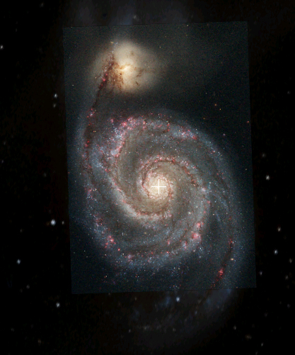 M51. Whirlpool Galaxy