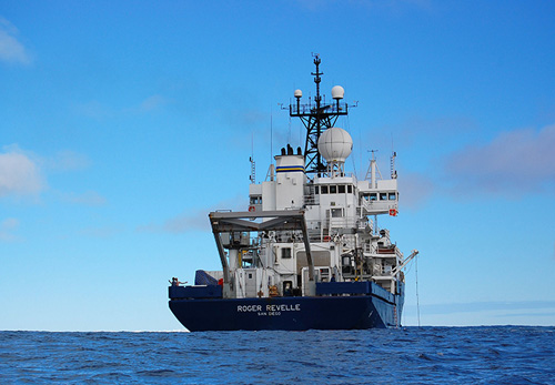 The research vessel Roger Revelle will take part in the Indian Ocean experiments.