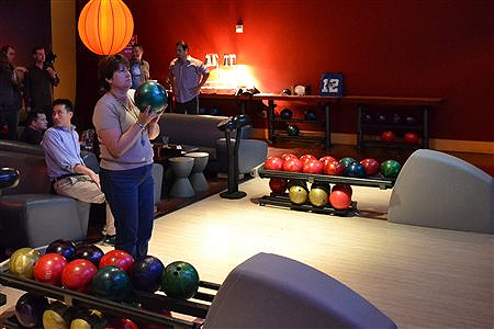 Microsoft employees gathered at Lucky Strike lanes in Bellevue, Wash., to knock down pins for good causes during the 2011 Microsoft Giving Campaign.