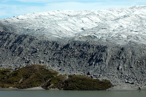 The edge of the Greenland ice sheet, near Kangerlussuaq, is shown. Image credit: Peter West, NSF (Click image to enlarge)