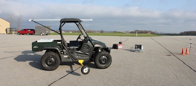 An experimental electric car under development at Ohio State University. Photo by Junmin Wang, Courtesy of Ohio State University