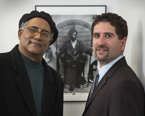 Joshua Bloom (right) with and Waldo E. Martin Jr. Image credit: Reed Hutchinson/UCLA
