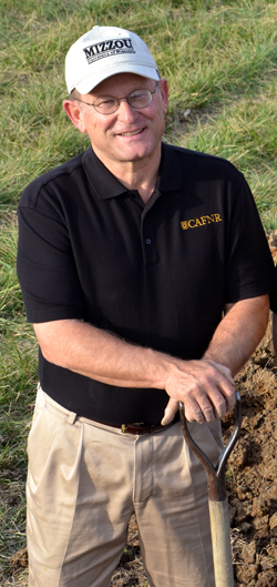Randall Miles, associate professor of soil science. Miles says that it will take two years for Midwest soil to gather enough moisture for crops. Image credit: University of Missouri