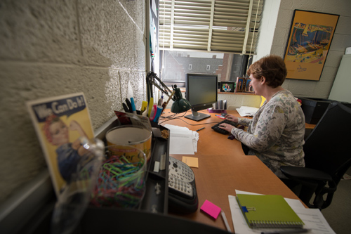 MSU psychology professor Ann Marie Ryan says people who are single and childless have difficulty finding time to pursue interests outside the office, just like those with spouses and kids. Photo by G.L. Kohuth 