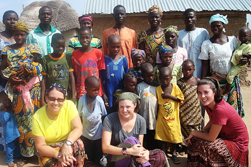 Chelsea Rozanski and Serrena Carlucci have co-founded an organization dedicated to providing safe, accessible education to children in Africa. Photos courtesy of Chelsea Rozanski