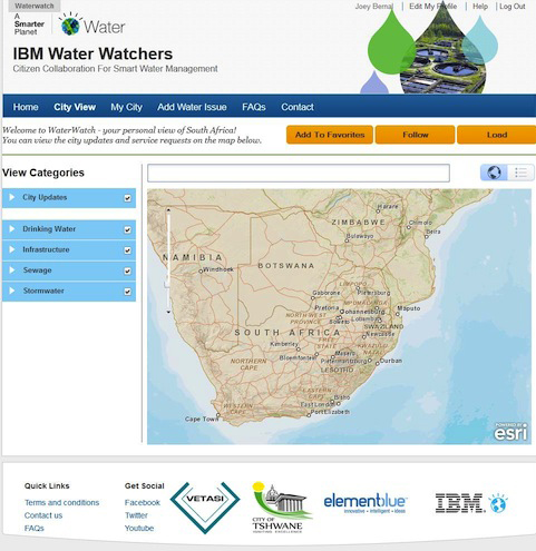 By combining Big Data, mobile technology and crowdsourcing, IBM helps cities gain a better understanding of their water systems. (Image credit: IBM)