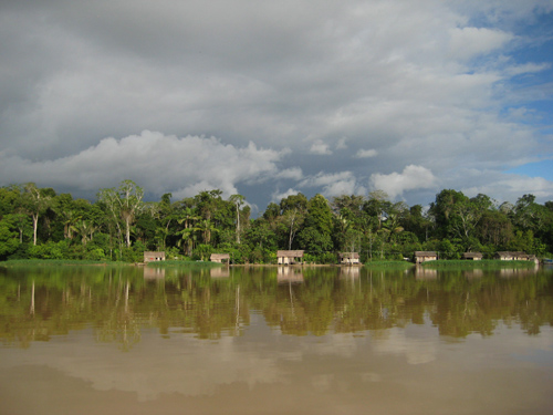 A community in a sustainable-development reserve in the Brazilian Amazon. Image credit: Pete Newton