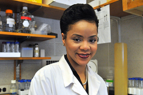 One elusive honor. She was valedictorian, Gates Millennium Scholar, UNCF/Merck Fellow, and more, but a research paper in a peer-reviewed journal was still a dream for Angel Byrd. That changed with last month’s Journal of Immunology. Image credit: Photo by Frank Mullin/Brown University 