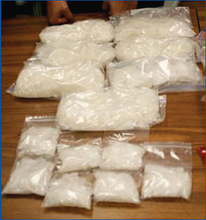 Methamphetamine. Image courtesy of U.S. Department of Justice