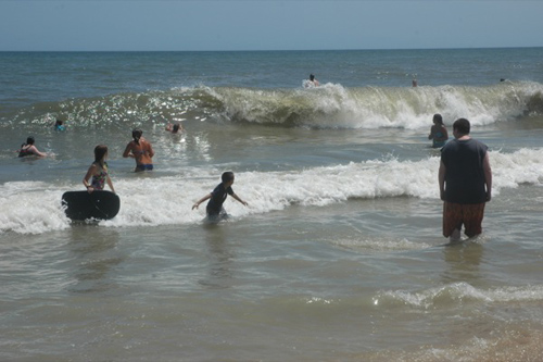 Playing in the surf turns into a trip to the hospital for hundreds of Delaware beach goers each year, according to new research. Photo by Wendy Carey