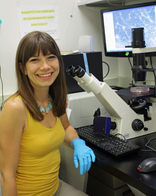 2nd year UA doctoral student Sara Parker led the research. (Photo by: Beatriz Verdugo/UANews)