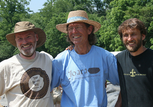 Rob Beck, Dave Moore, and Chris Rodning.  Images courtesy of the Exploring Joara Project