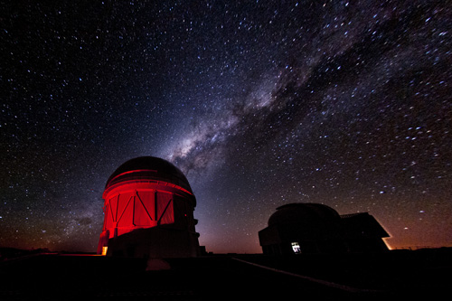 Dark Energy Survey, Dark Energy Camera, DES, DECAM, Cerro Tololo Observatory, Chile. Image credit: Reidar Hahn