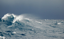 Working in some of the wildest waters on the planet, researchers measured mixing of water in the Southern Ocean. Image credit: Susie Grant and British Antarctic Survey.