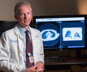 Rob Goodman, MD, began changing the use of CT scans for pediatric patients in 2003. Photo by Robert Lisak