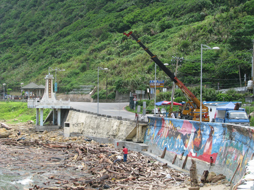 Typhoon Morakot, which struck in Aug. 2009, was one of the most destructive storms ever to hit Taiwan, causing widespread damage and killing several hundred people. It dropped up to 2 meters of rain in just 5 days in the mountains and drastically altered the flow of water along the nearby continental shelf. (Photo by Frank Bahr, Woods Hole Oceanographic Institution)