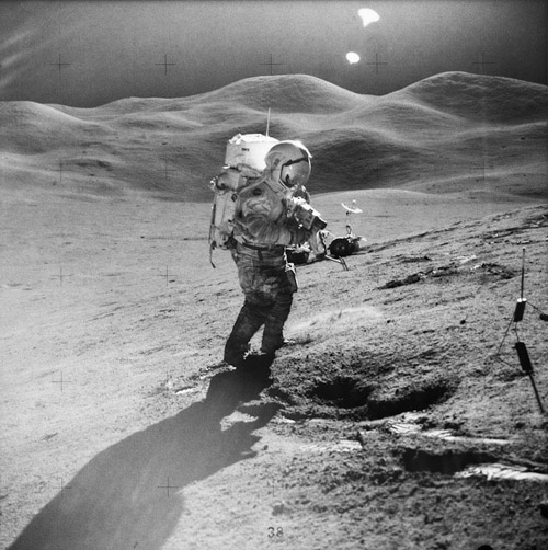 An amazing scientific return. Astronaut David Scott commanded Apollo 15, the first lunar mission with a doubled scientific capacity. New studies of an updated Apollo architecture suggest that a crew of three could be supported on the lunar surface for twice the time. Image credit: NASA 