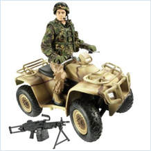 The research will focus on the military action figure toy range, Her Majesty’s Armed Forces (HMAF) dolls. Image credit: University of Exeter