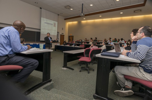 A conference at the University of Delaware brought industry and academic minds together for a discussion of the power and utility of big data. Photo by Kathy F. Atkinson