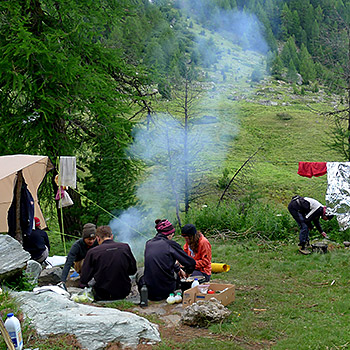 Feriencamp der WWF Jugend in der Schweiz. Image credit: © Svenja Fox / WWF