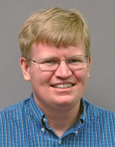 Gavin King. King and fellow researchers developed a three-dimensional microscope that will yield unparalleled study of membrane proteins and how they interact on the cellular level. Image credit: University of Missouri