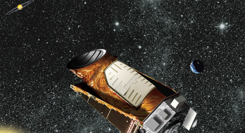 Artist's concept of NASA's Kepler space telescope. Image credit: NASA/JPL-Caltech