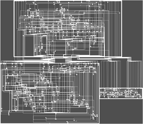 Genomisches metabolisches Netzwerk der Acker-Schmalwand. Image credit: Universität Wien