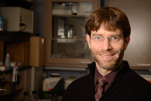 Joshua Bartoe is an assistant professor in MSU's College of Veterinary Medicine. Photo by G.L. Kohuth. 