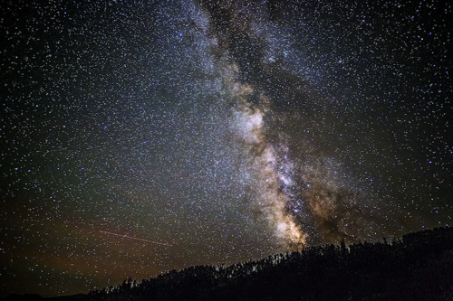 Milky Way at 10,000 feet – Mt. Crested Butte, Colorado. Image credit: Roy Kaltschmidt 