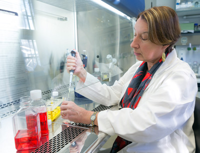 Beatrix Grubeck-Loebenstein vom Forschungsinstitut für Biomedizinische Alternsforschung. Image credit: Universität Innsbruck