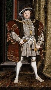 Detail of portrait of Henry VIII by the workshop of Hans Holbein the Younger. Image credit: Commons.Wikimedia