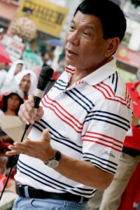 Rodrigo Duterte while as Mayor of Davao in 2009. Photo credit: Keith Kristoffer Bacongco (Source: Wikipedia)