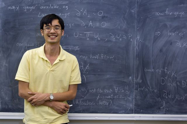 When he received the Fields Medal in 2006, the International Mathematical Union lauded Terence Tao for his “other-worldly ingenuity for hitting upon new ideas.” Image credit: Reed Hutchinson/UCLA