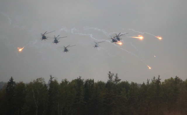 Zapad-2017 joint Russian-Belarusian strategic military exercises. Photo credit: Kremlin.ru 